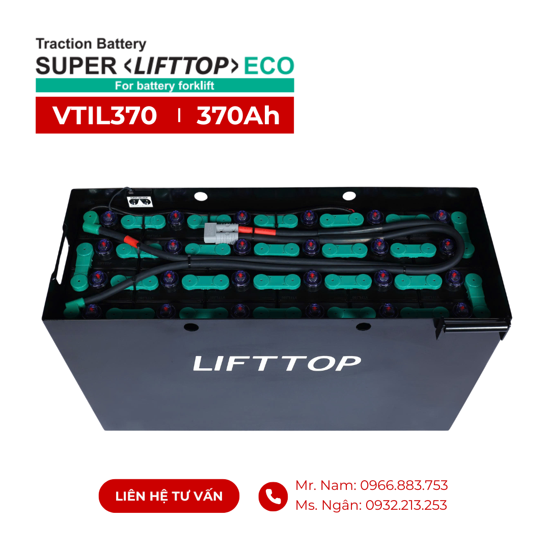 Ắc quy xe nâng LIFTTOP 48V - VTIL370 (370Ah)